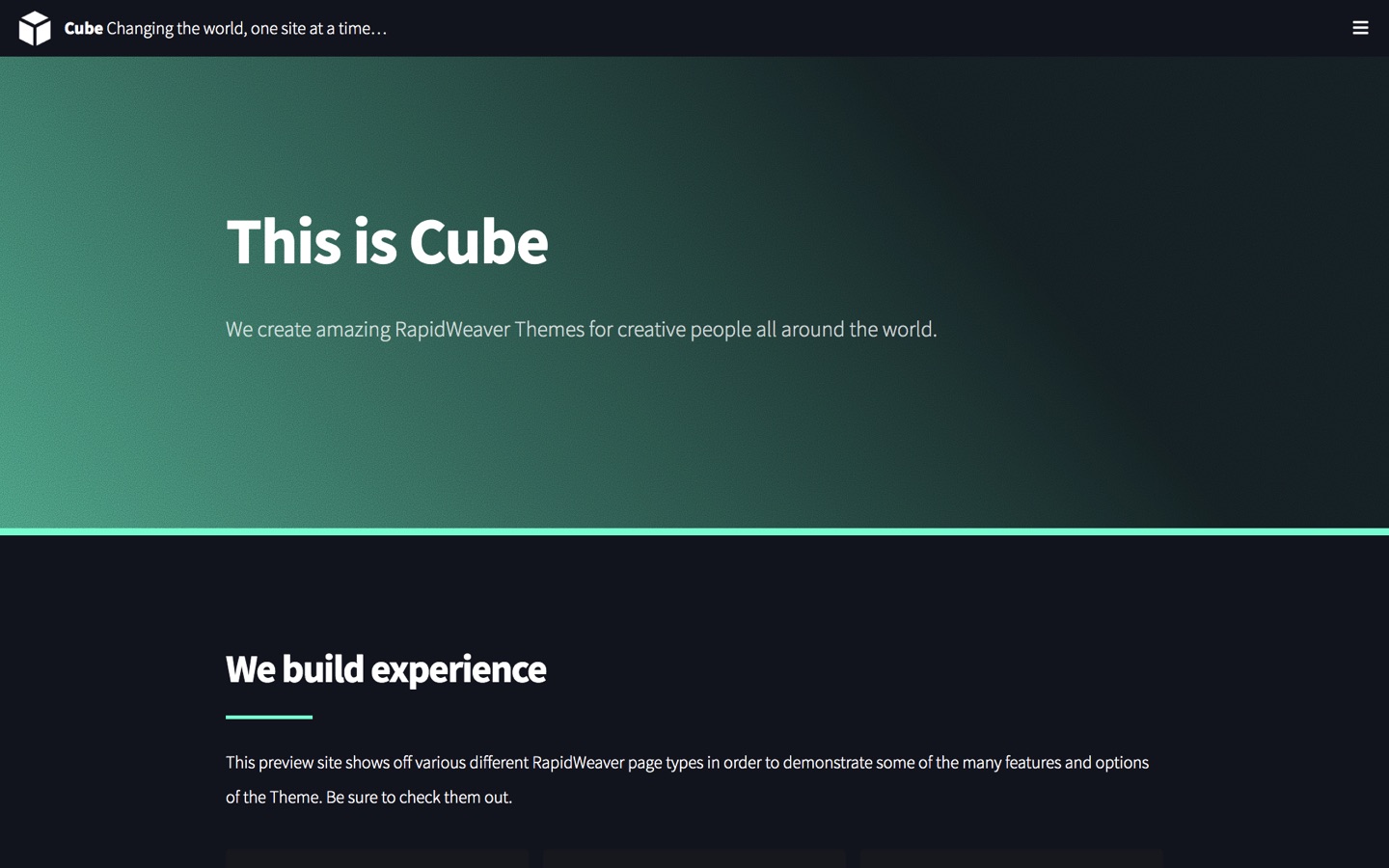 Cube Theme